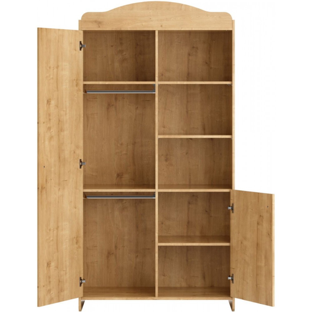 Ντουλάπα Megeve δίφυλλη -Fusiko