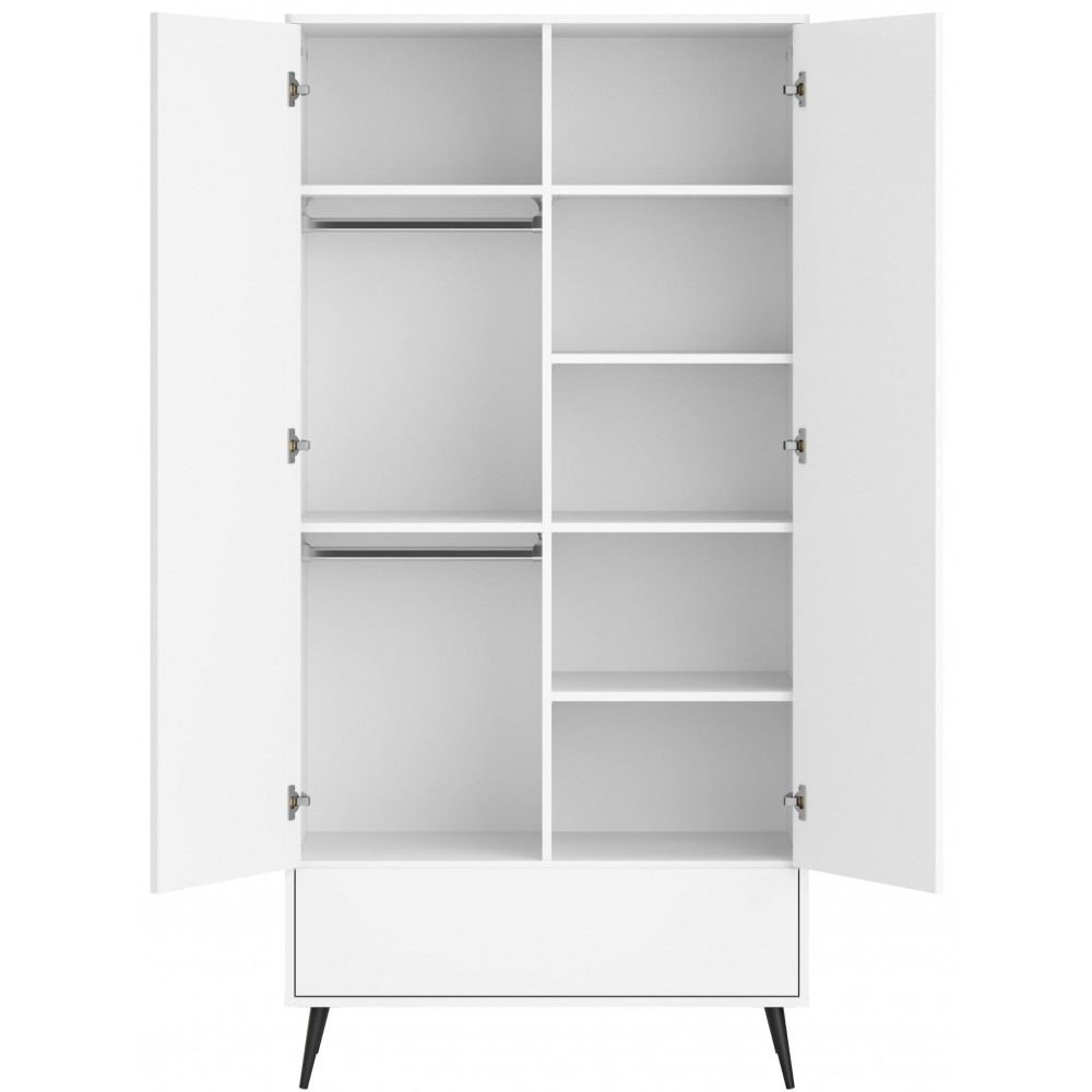 Ντουλάπα Blanca δίφυλλη