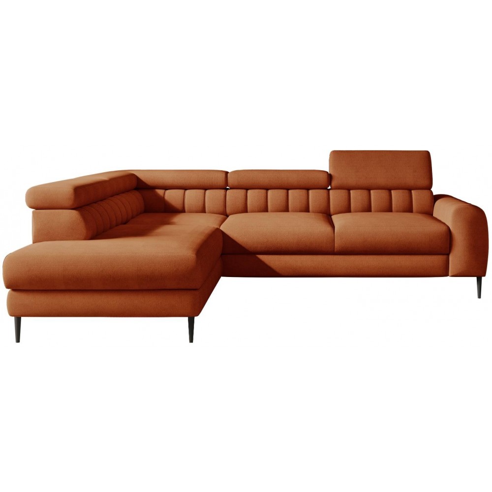 Γωνιακός καναπές Teron-Portokali-Αριστερή