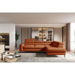 Γωνιακός καναπές Teron-Portokali-Δεξιά