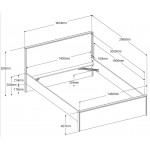 Κρεβάτι Peonia