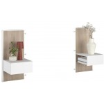 Σετ 2 κομοδίνα Peonia