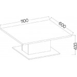 Τραπεζάκι σαλονιού Vega-Leuko