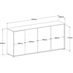 Μπουφές Eden plus-Fusiko-Mavro