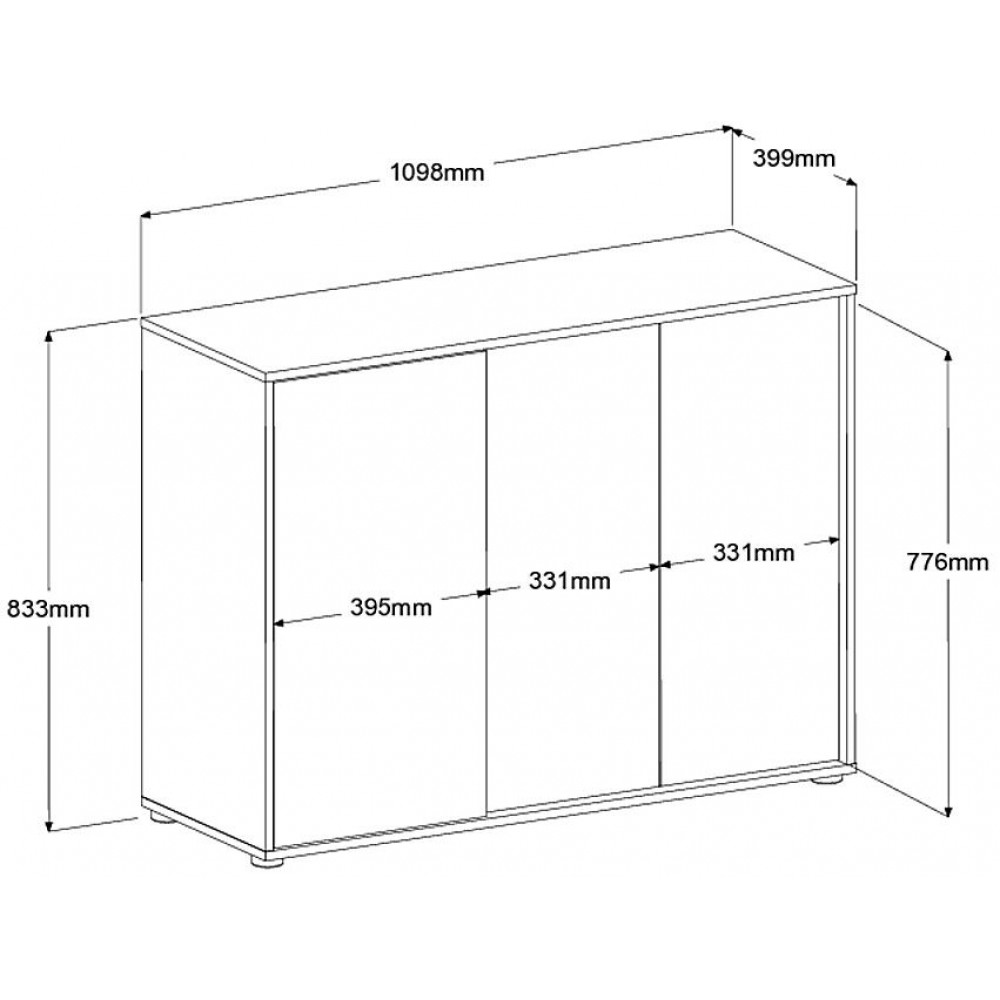 Μπουφές Eden-Fusiko-Mavro