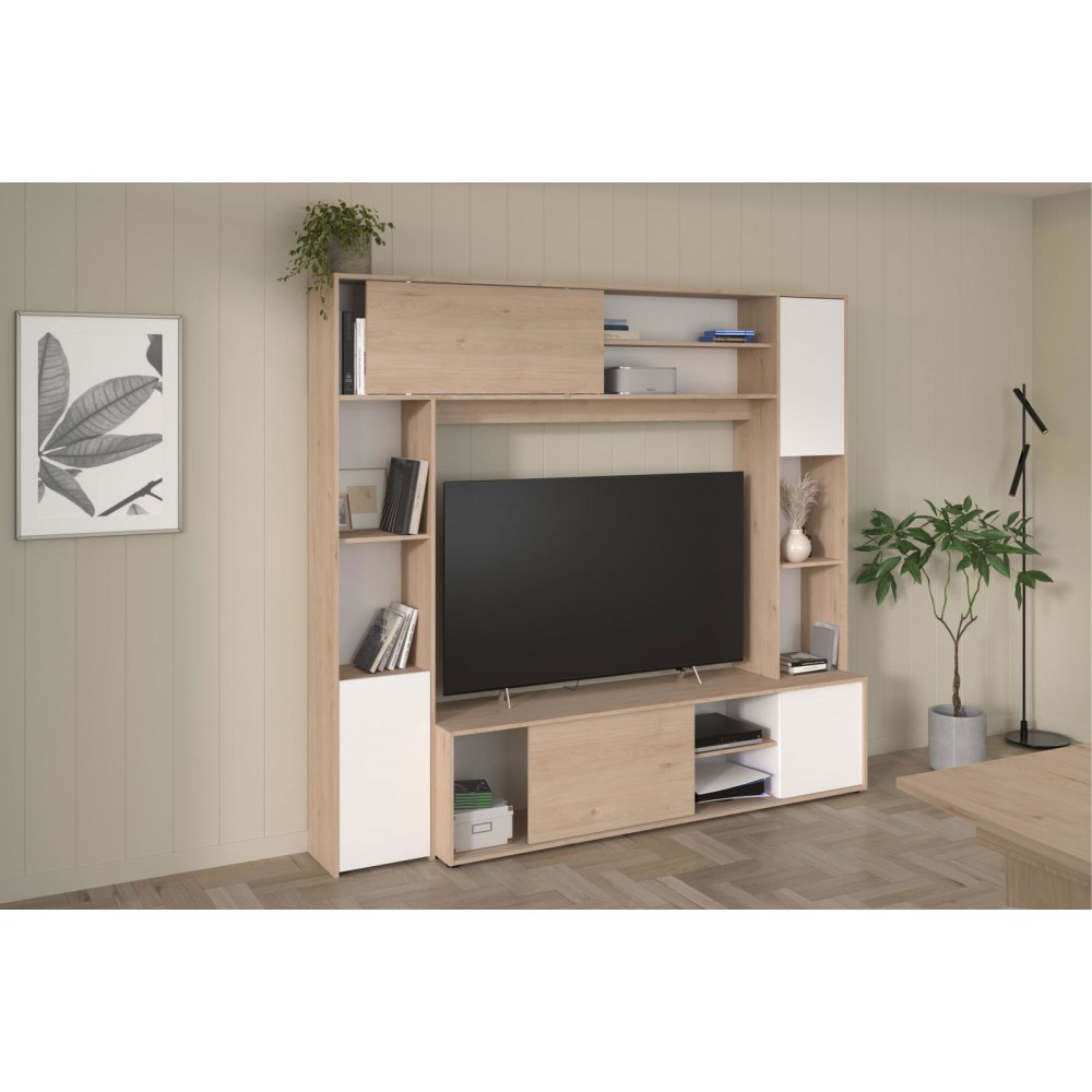 Εταζέρα για σύνθετο σαλονιού Eden-Fusiko-Leuko