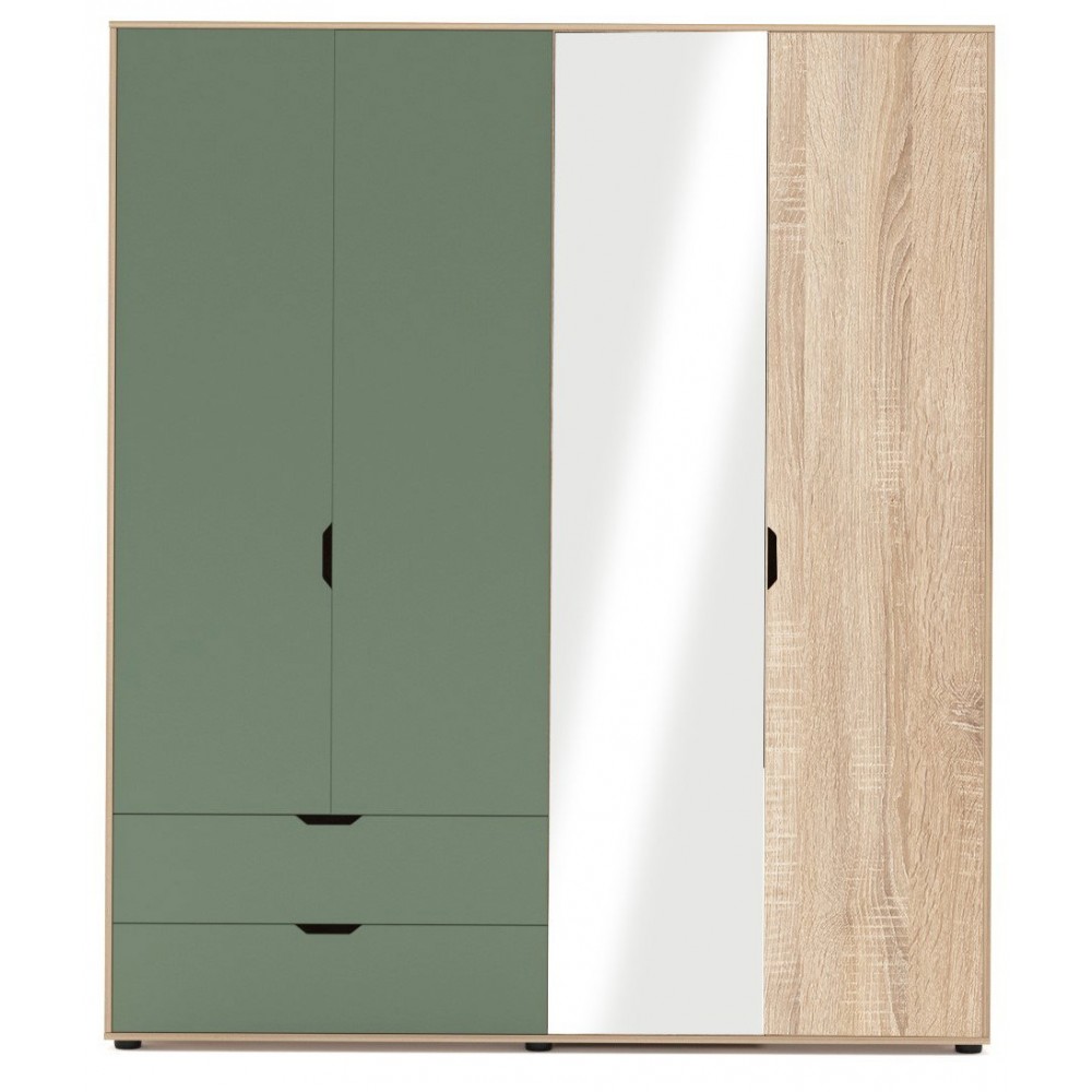 Ντουλάπα Carly τετράφυλλη 183x50x208