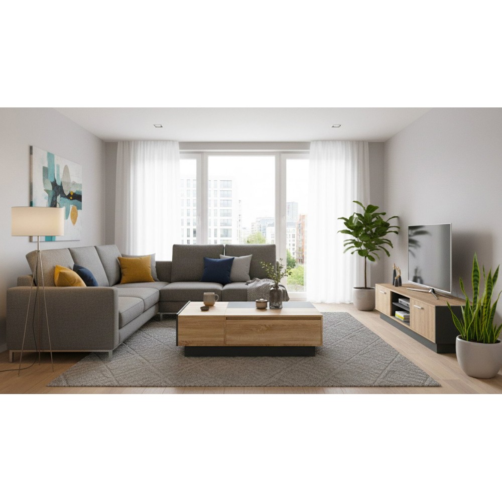 Τραπεζάκι σαλονιού Loft 125x66x43