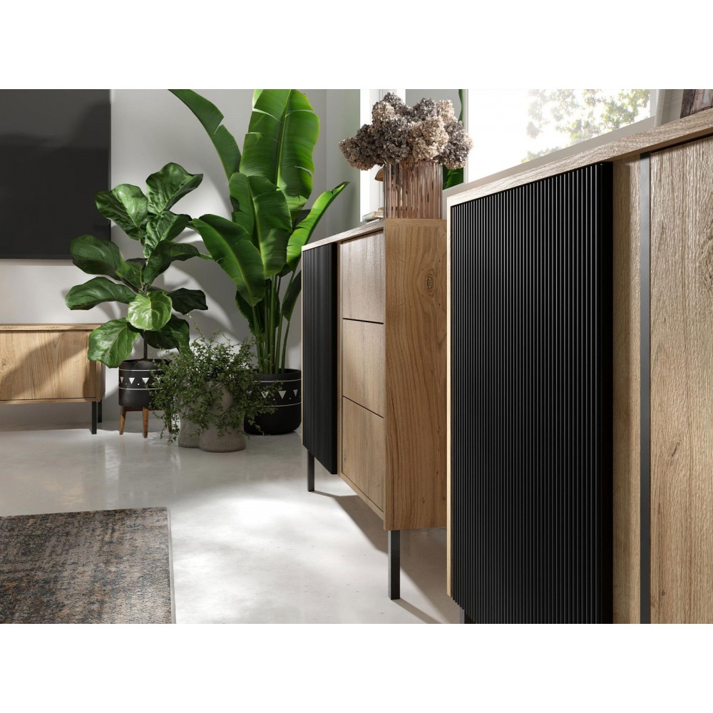 Μπουφές Mia III-Fusiko-Mavro