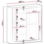 Ντουλάπα Aston I συρόμενη-Gkri Anoixto-Fusiko