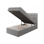 Επενδυμένο κρεβάτι Cineplex-Leuko-80 x 200