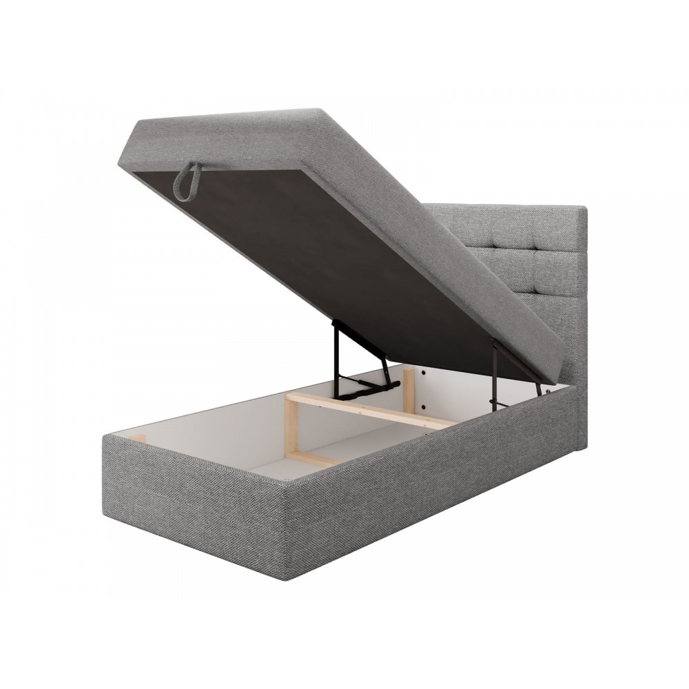 Επενδυμένο κρεβάτι Cineplex-Leuko-90 x 200