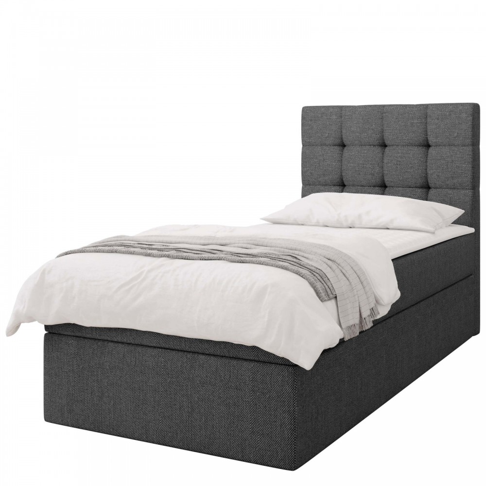 Επενδυμένο κρεβάτι Cineplex-Anthraki-100 x 200