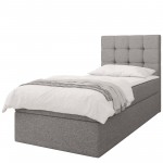 Επενδυμένο κρεβάτι Cineplex-Gkri Anoixto-90 x 200