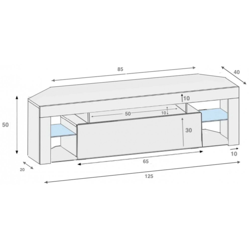 Έπιπλο τηλεόρασης Pivot