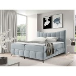 Επενδυμένο κρεβάτι Nova-Gkri Anoixto-120 x 200