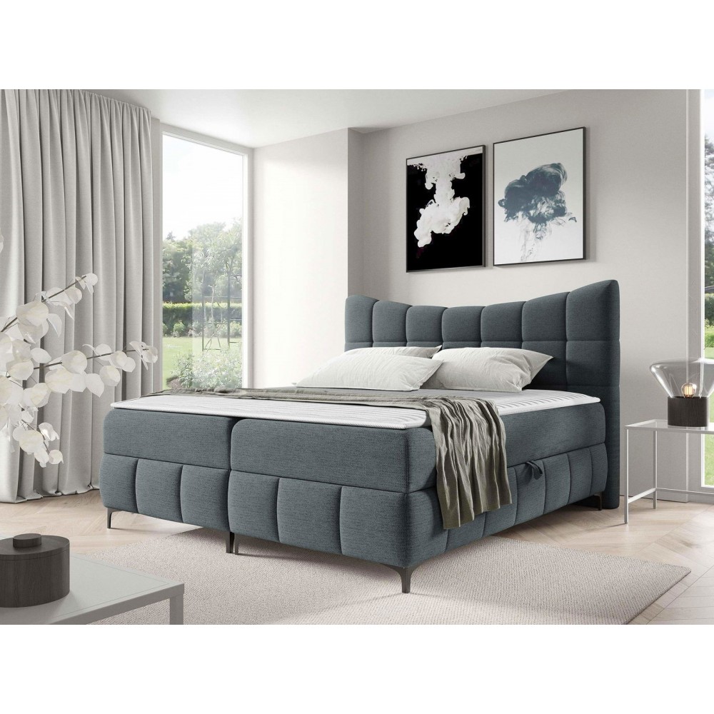 Επενδυμένο κρεβάτι Nova-Anthraki-160 x 200