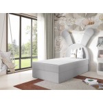 Επενδυμένο κρεβάτι Bunny Light-Gkri-Aristera