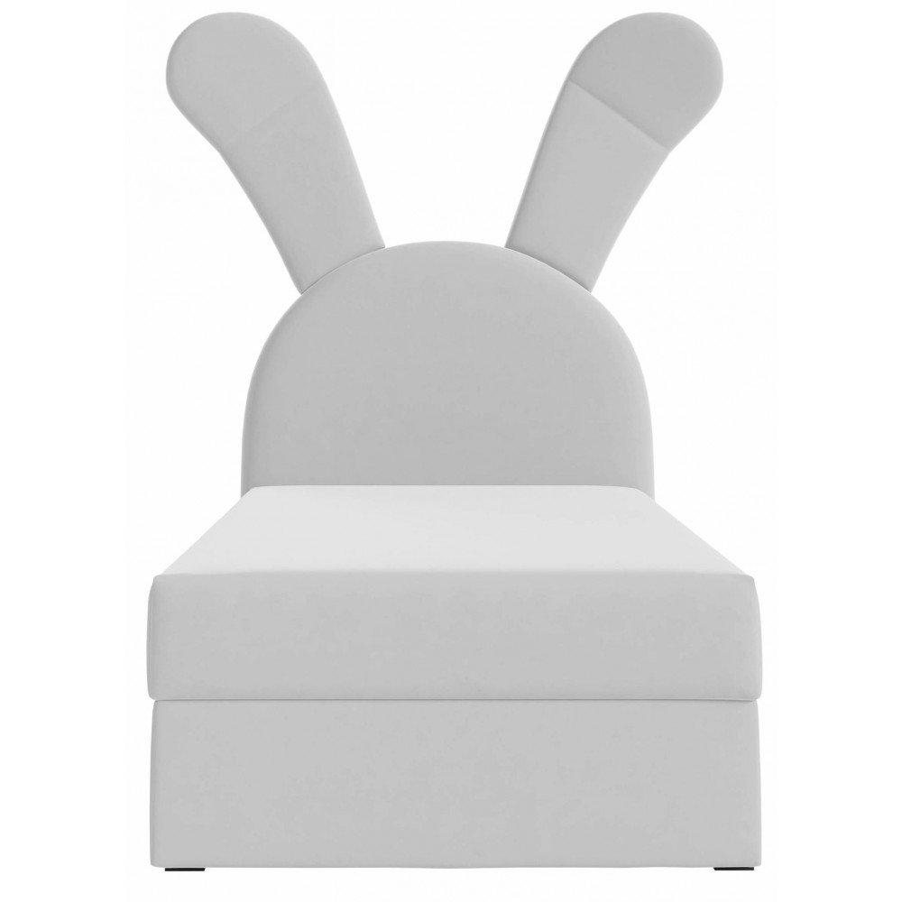 Επενδυμένο κρεβάτι Bunny Light-Gkri-Aristera