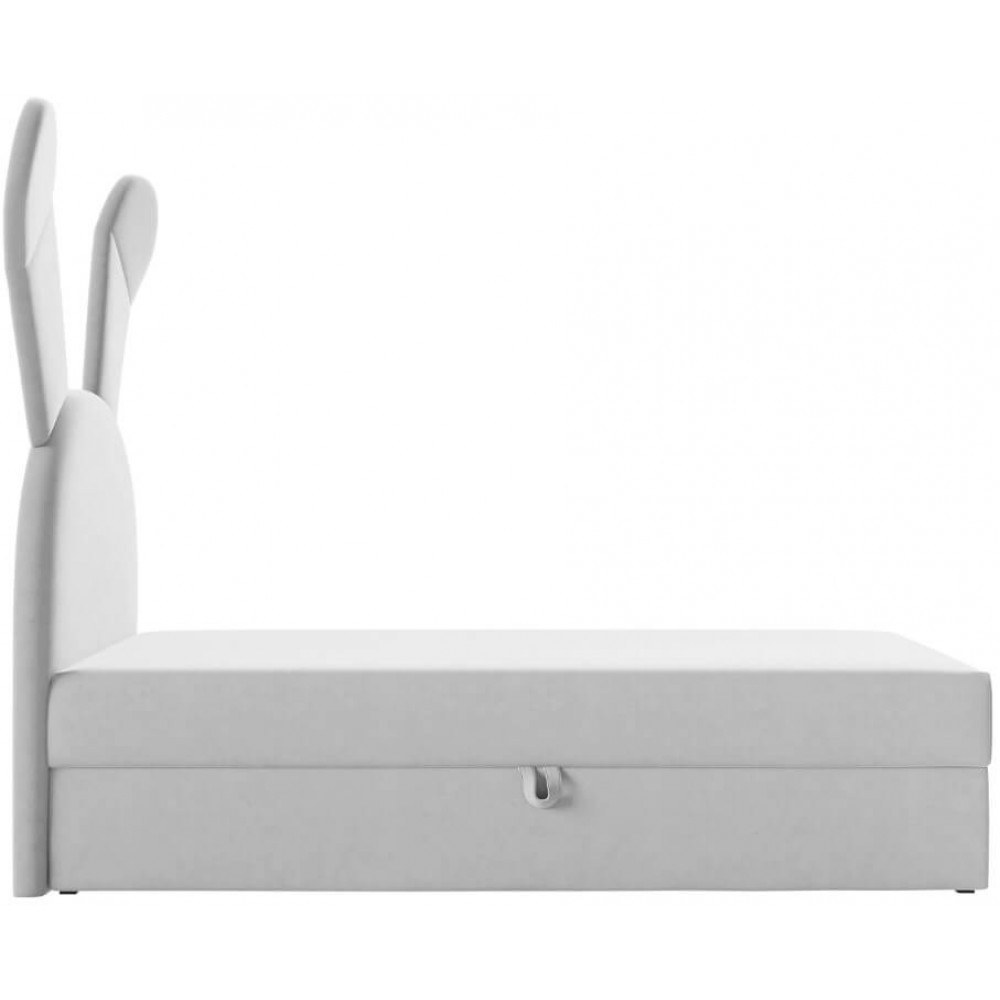 Επενδυμένο κρεβάτι Bunny Light-Gkri-Deksia