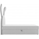 Επενδυμένο κρεβάτι Bunny Light-Gkri-Deksia