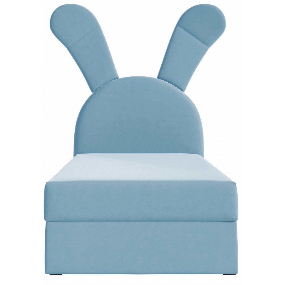 Επενδυμένο κρεβάτι Bunny Light-Mple-Deksia