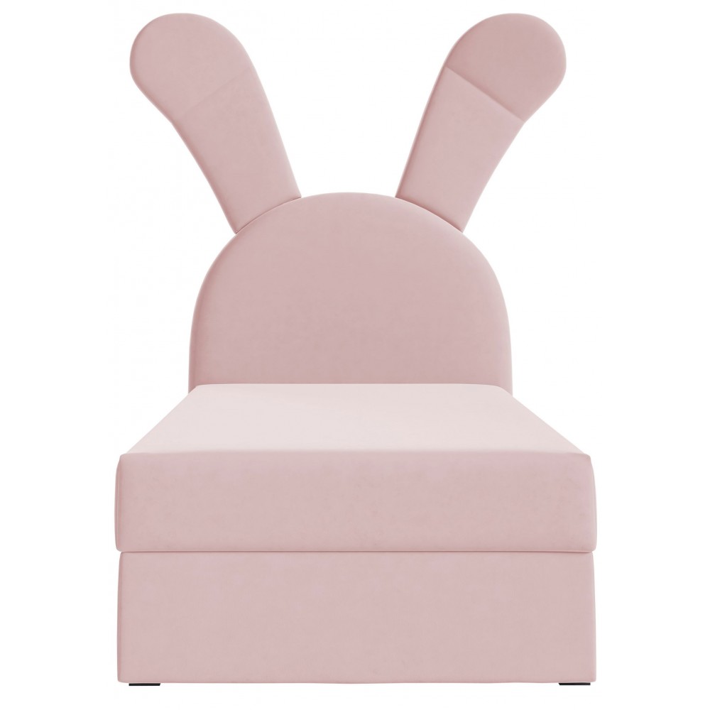 Επενδυμένο κρεβάτι Bunny Light-Roz-Aristera