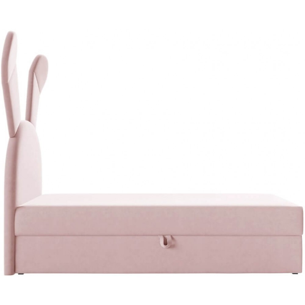 Επενδυμένο κρεβάτι Bunny Light-Roz-Aristera