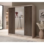 Ντουλάπα ZenSlide 200 συρόμενη-Sonoma - Mauro 200x61x215