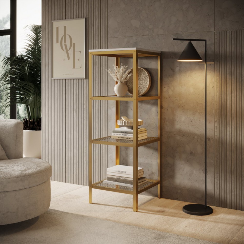Βιβλιοθήκη Novella-Xruso-Leuko gualistero 40x40x113.4