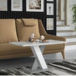 Τραπεζάκι σαλονιού Xena-Leuko-Gkri 90x50x45