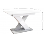 Επεκτεινόμενο τραπέζι Xena-Leuko-Gkri