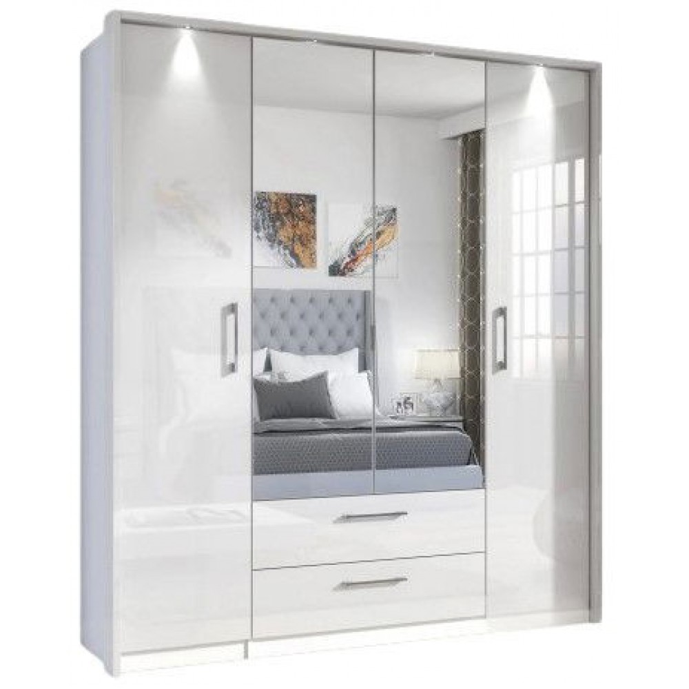 Ντουλάπα Glossier τετράφυλλη