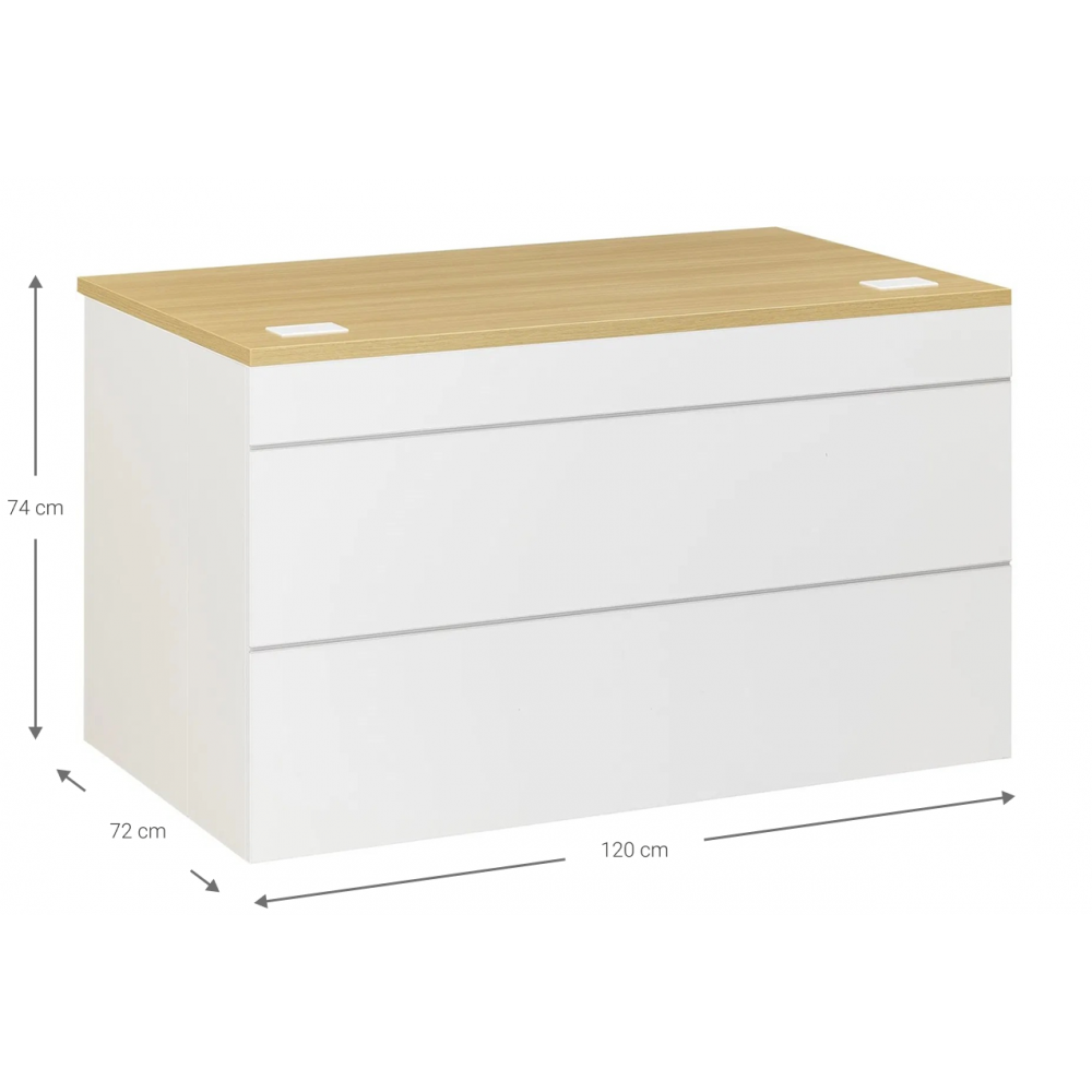 Γραφείο DeskCraft II-Leuko Fusiko