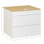 Γραφείο DeskCraft I-Leuko Fusiko