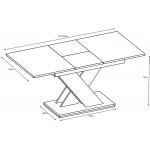 Επεκτεινόμενο τραπέζι Elara-Fusiko-Gkri