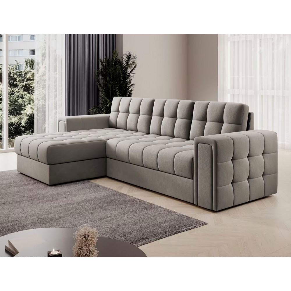 Γωνιακός καναπές Blenvi-Gkri Anoixto