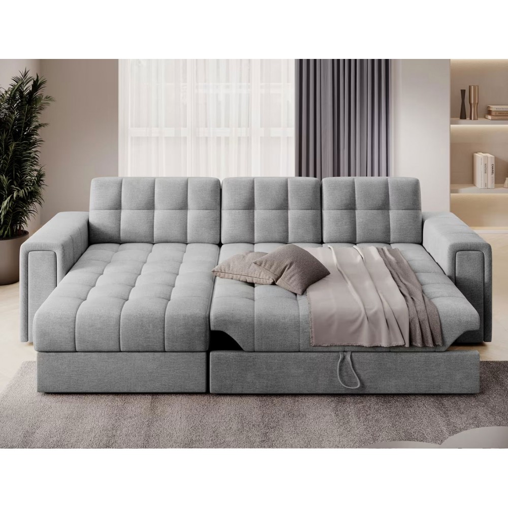 Γωνιακός καναπές Blenvi-Gkri Skouro