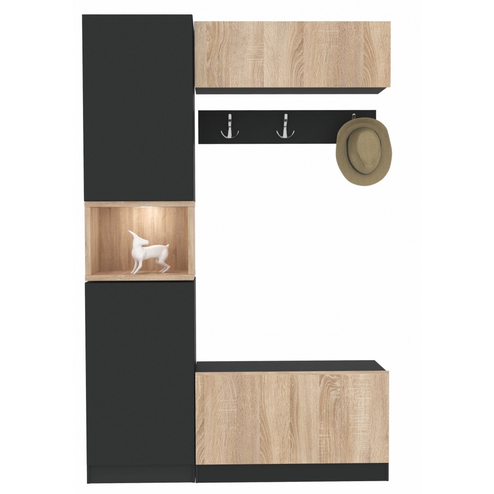 Έπιπλο υποδοχής Santo 145x40x220