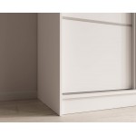 Ντουλάπα Kalli 200 συρόμενη-Leuko-Gkri 200x61x215