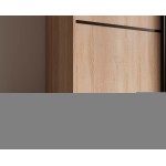 Ντουλάπα Kalli 200 συρόμενη-Sonoma - Mauro 200x61x215