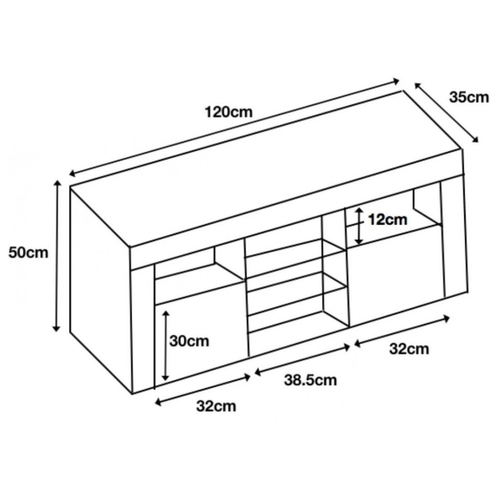 Έπιπλο τηλεόρασης Niccolo-Leuko