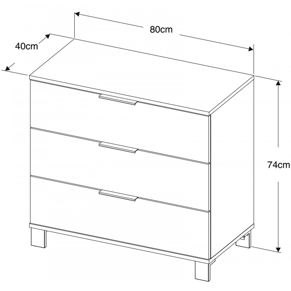 Συρταριέρα Alice mini-Leuko