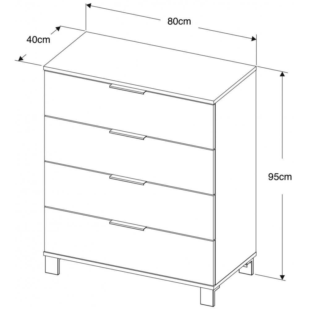 Συρταριέρα Alice plus-Leuko