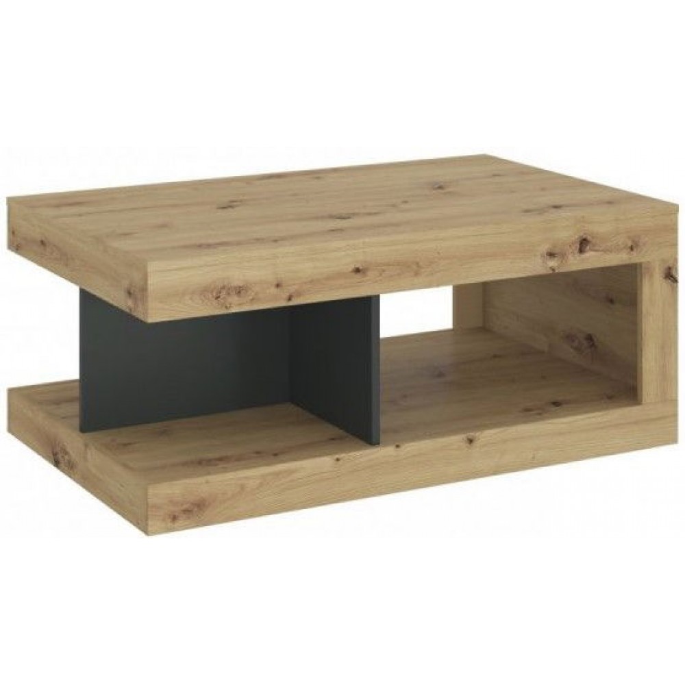 Τραπεζάκι σαλονιού Glimmer-Fusiko-Mavro