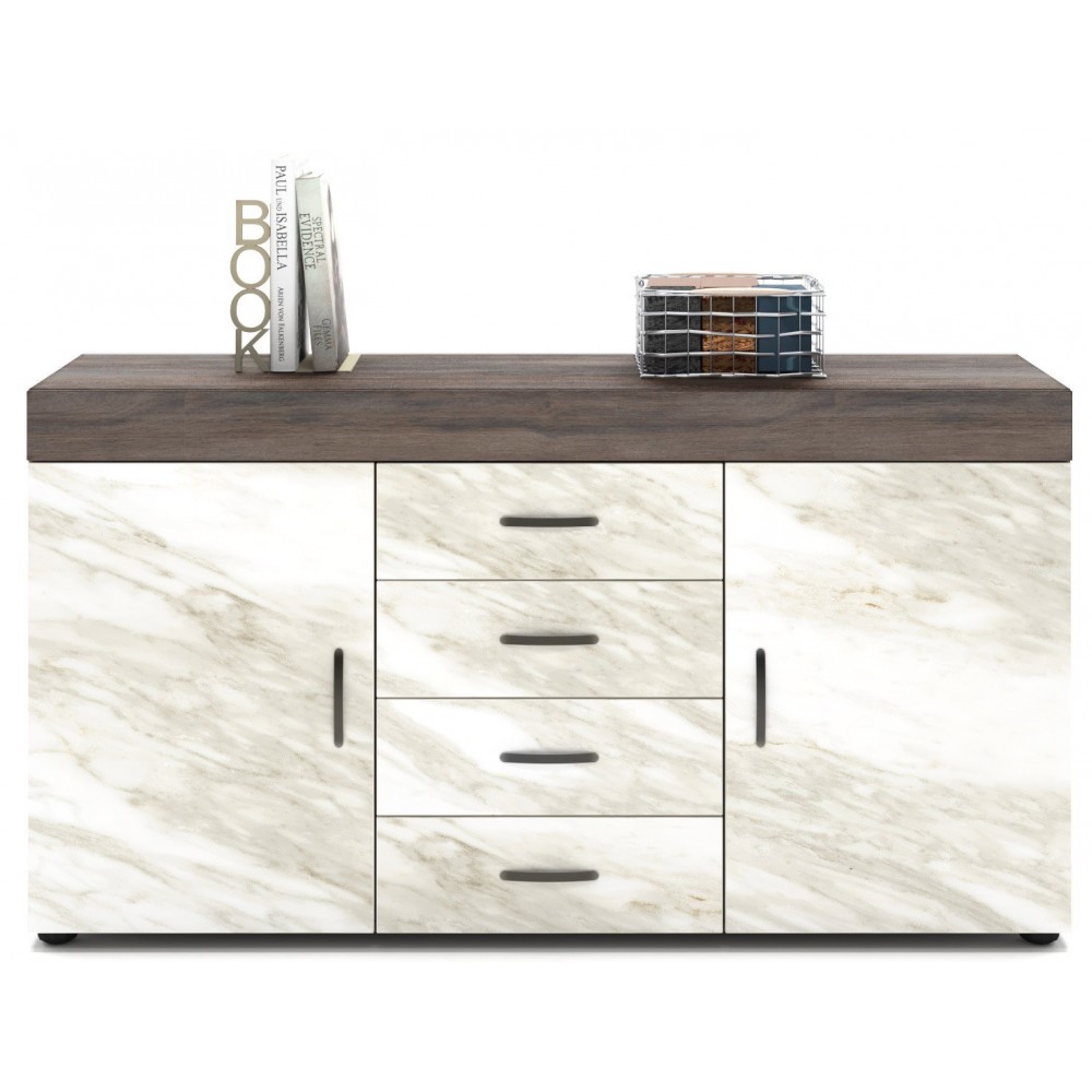 Μπουφές Aria-Kafe Skouro 150x42x81