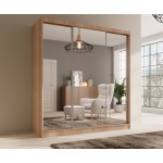 Ντουλάπα Medeo 200 συρόμενη-Sonoma 200x61x215