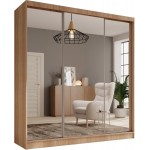Ντουλάπα Medeo 200 συρόμενη-Sonoma 200x61x215