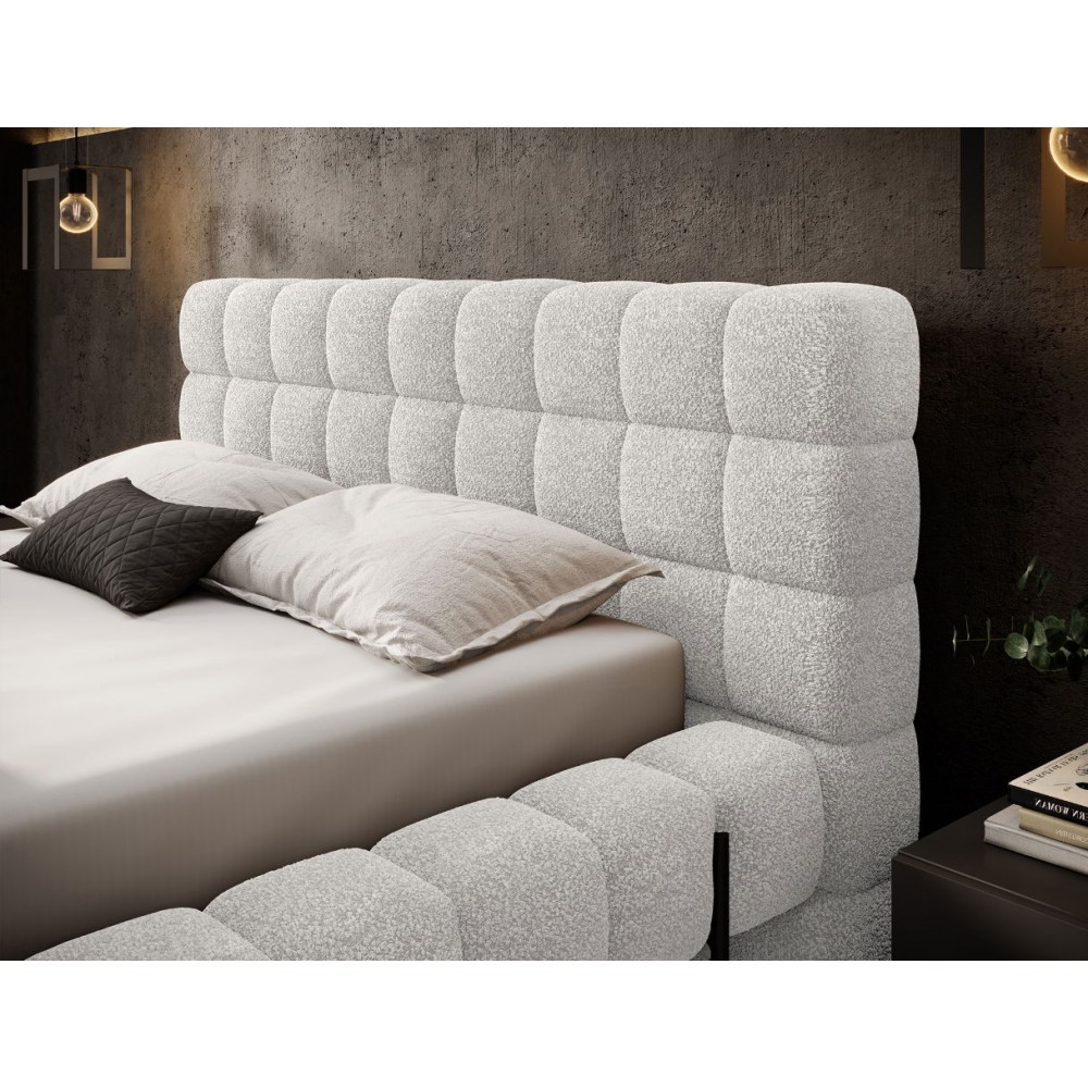 Επενδυμένο κρεβάτι Cloud-Leuko-180 x 200