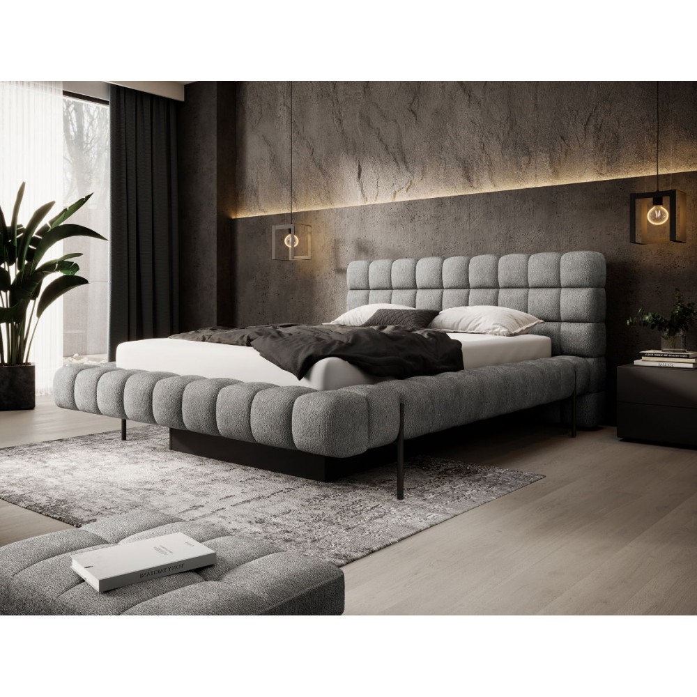 Επενδυμένο κρεβάτι Cloud-Gkri-160 x 200